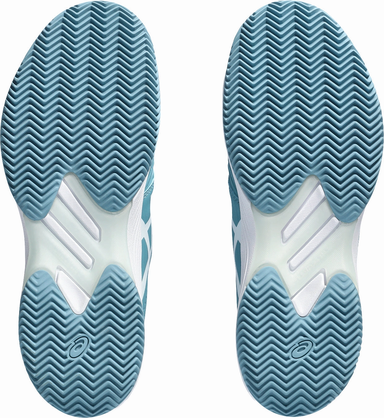 Asics Solution Swift FF Clay Womens Tennis Shoes - Blue Neutral Support Shoes