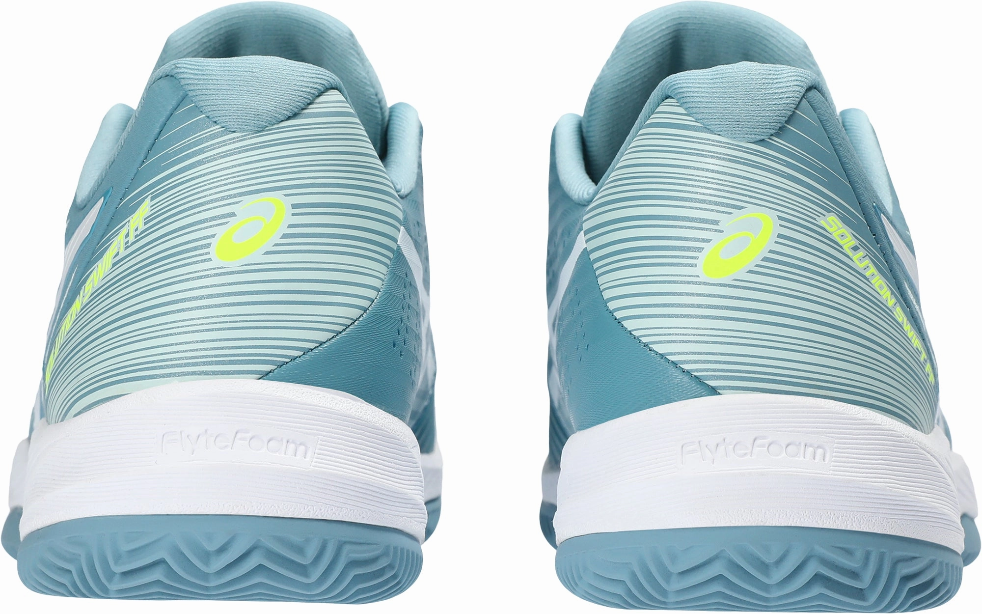 Asics Solution Swift FF Clay Womens Tennis Shoes - Blue Neutral Support Shoes