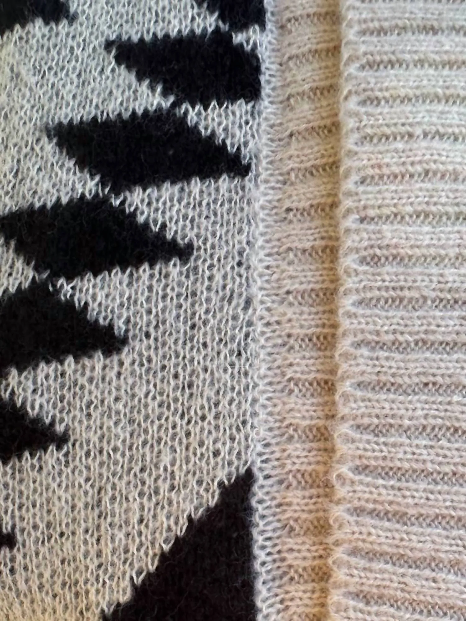 Aztec Love Cardigan In Beige