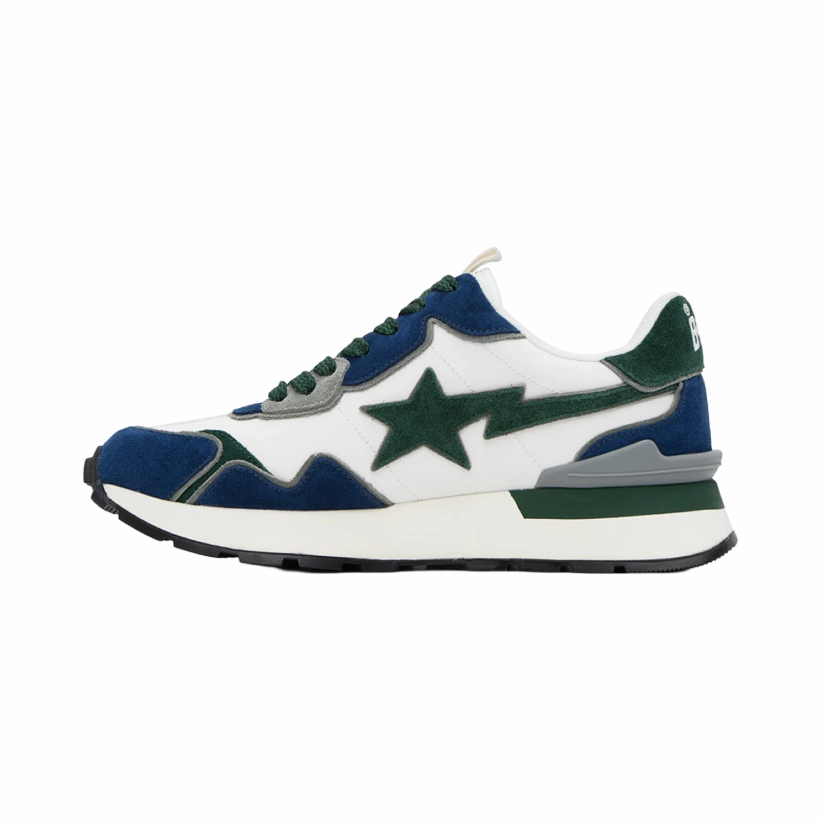 Bape Roadsta White Green Navy Off-White footwear options