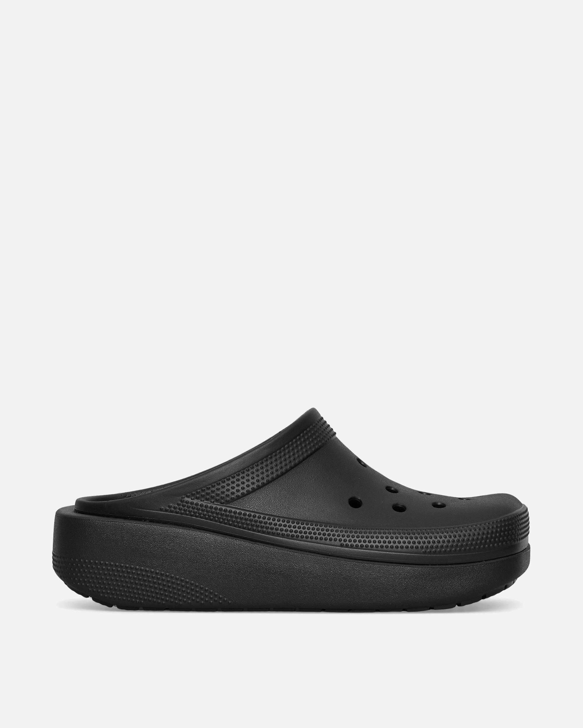 Blunt Toe Clogs Black Crocs footwear designs