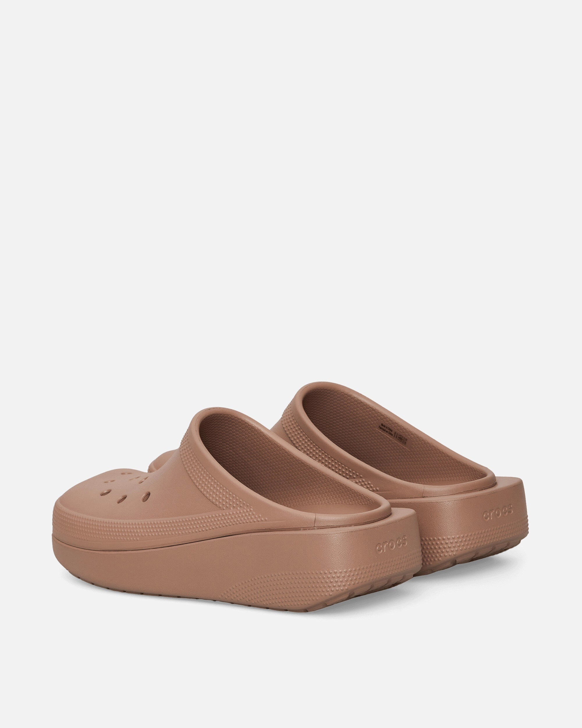 Blunt Toe Clogs Latte Foam Comfort Clogs