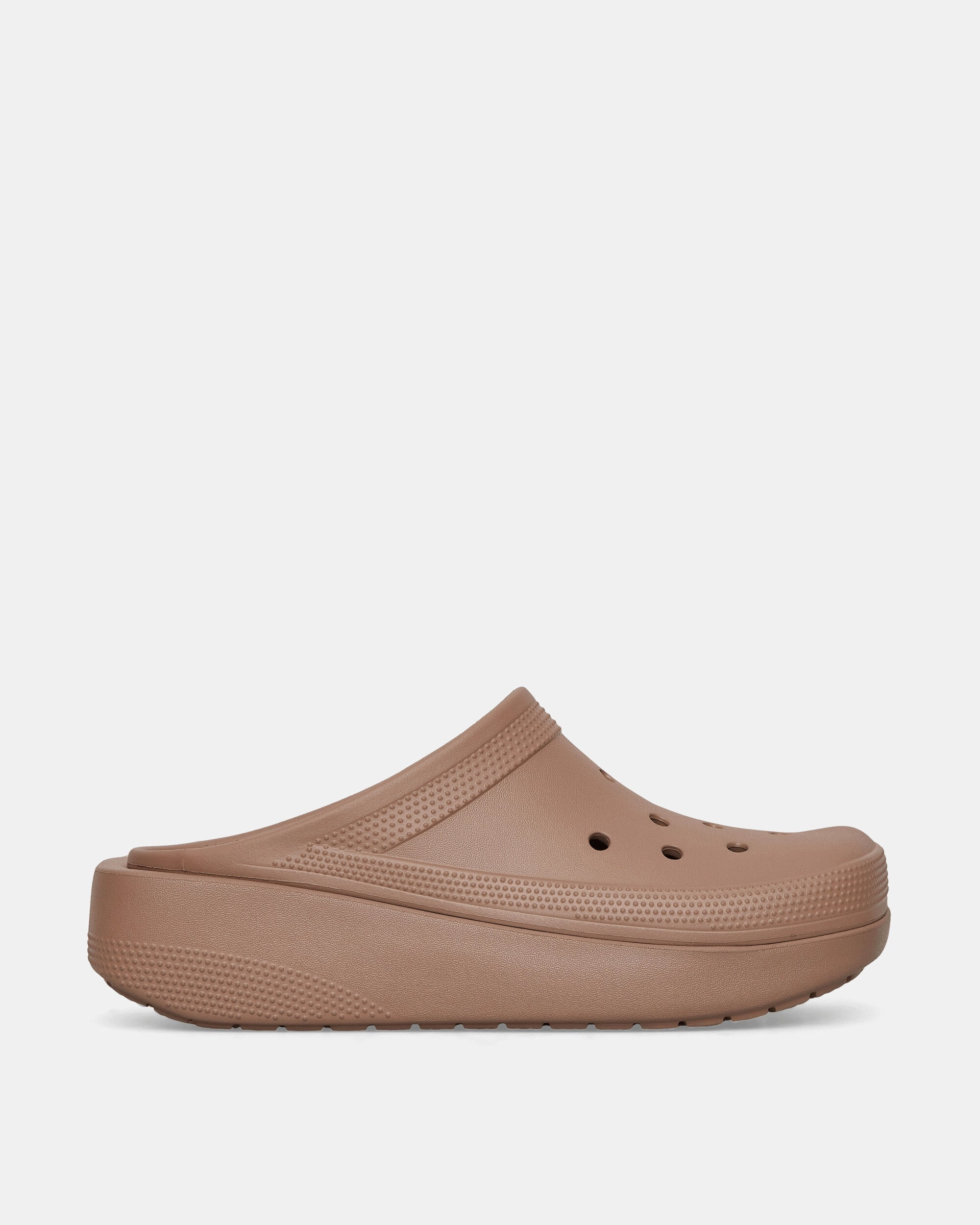 Blunt Toe Clogs Latte Crocs footwear designs