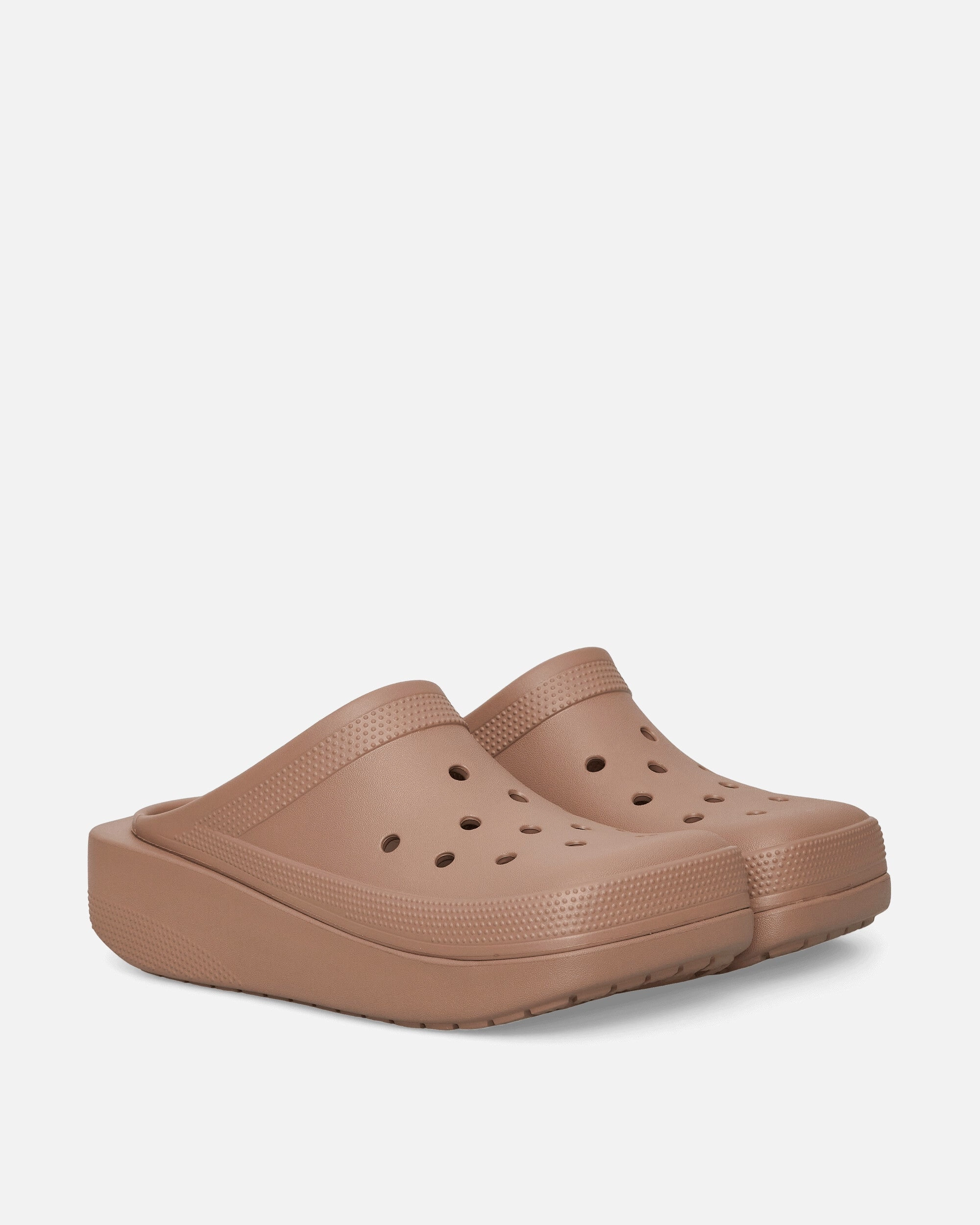 Blunt Toe Clogs Latte Foam Comfort Clogs