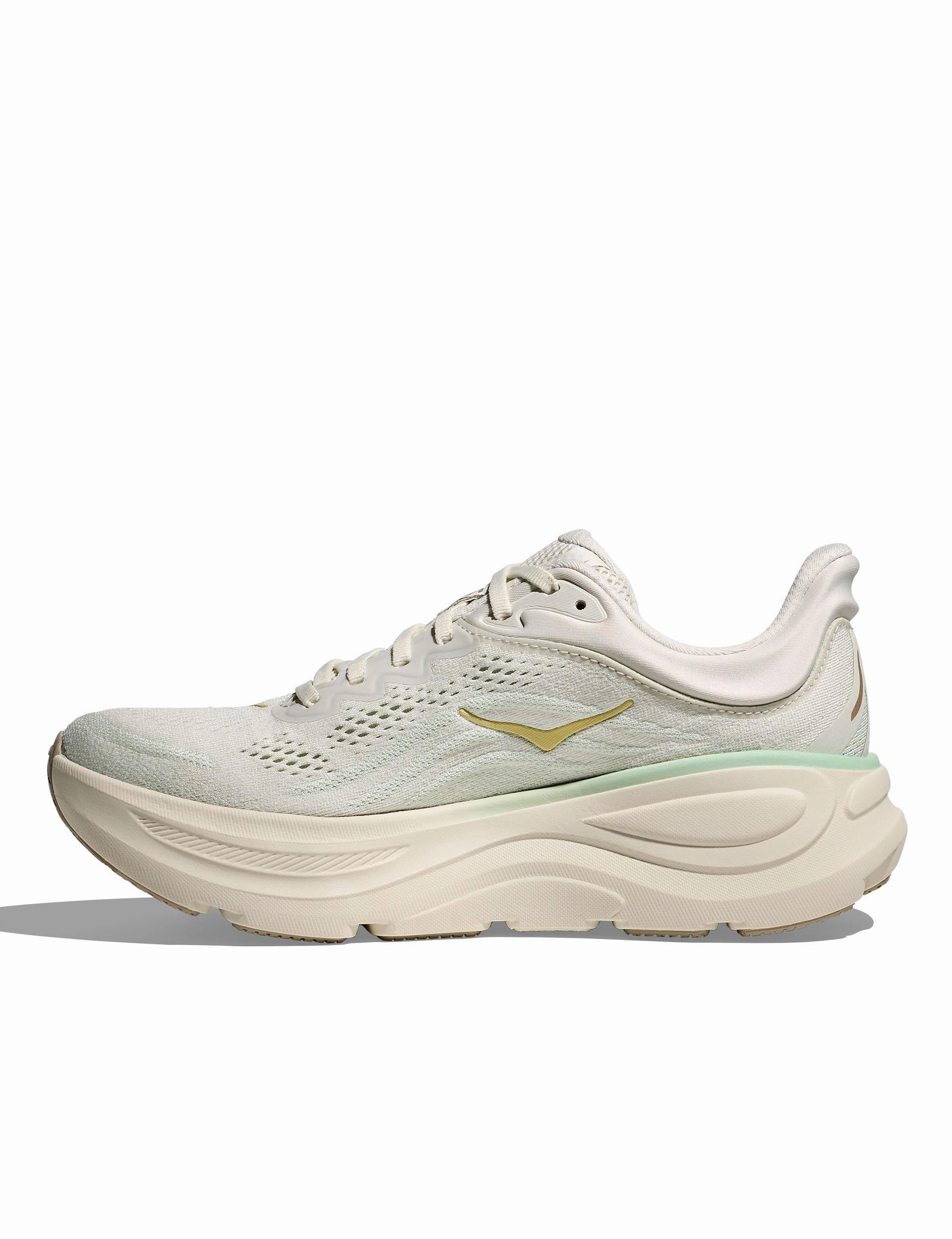 Bondi 9 - Truffle Salt/Sea Glass Hoka trail-ready performance shoes