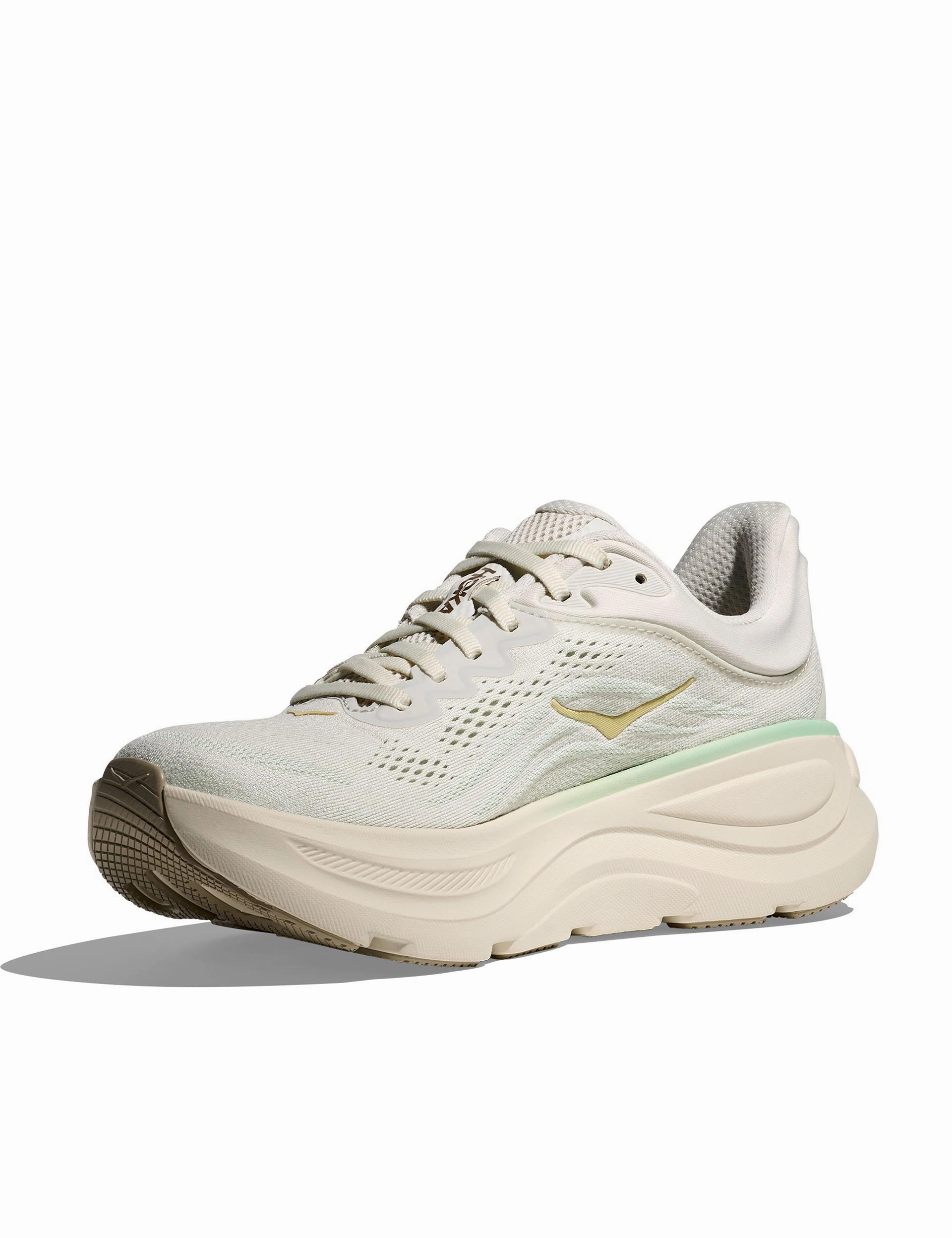 Bondi 9 - Truffle Salt/Sea Glass Hoka trail-ready performance shoes