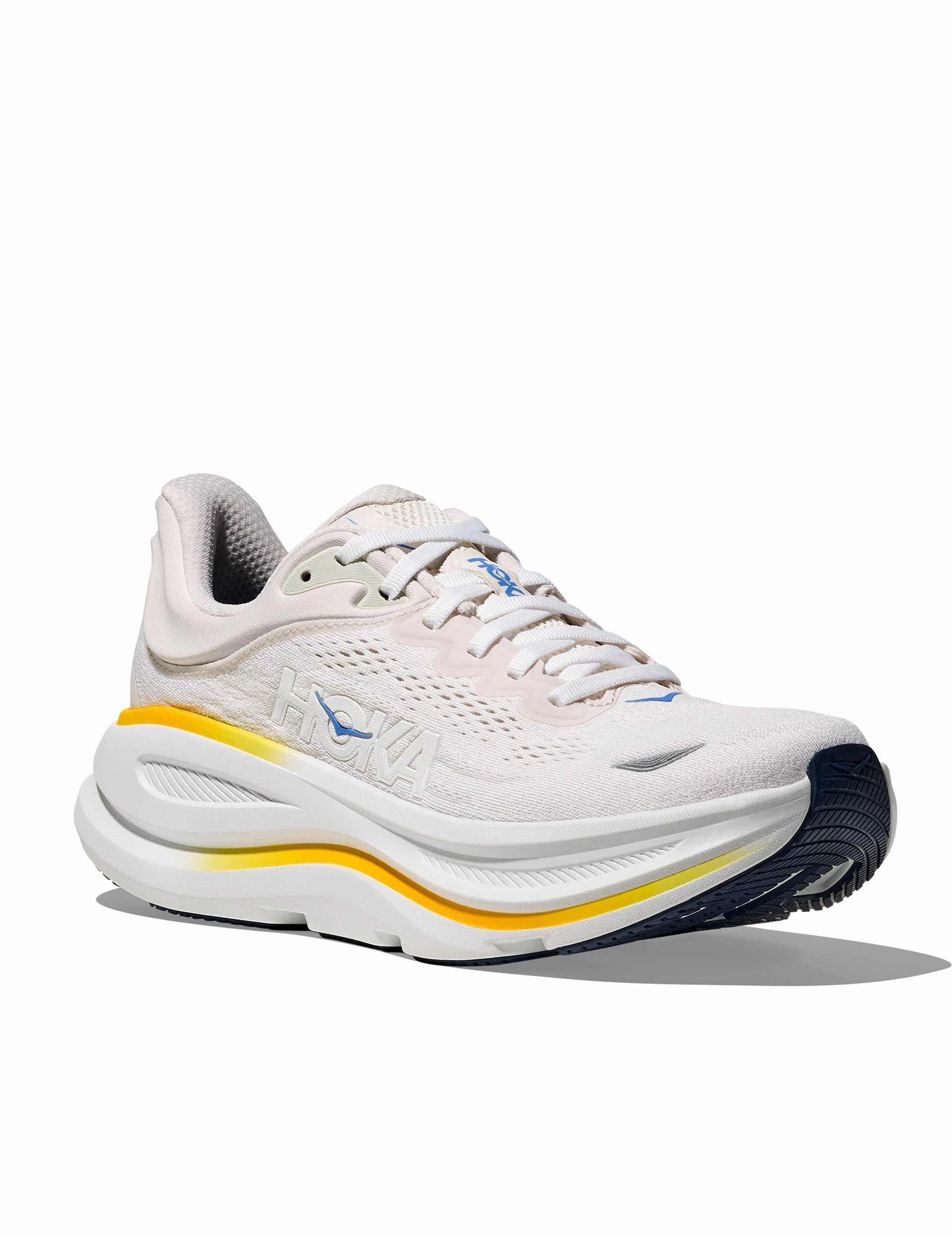 Bondi 9 - White/Grout Hoka trail-ready performance shoes