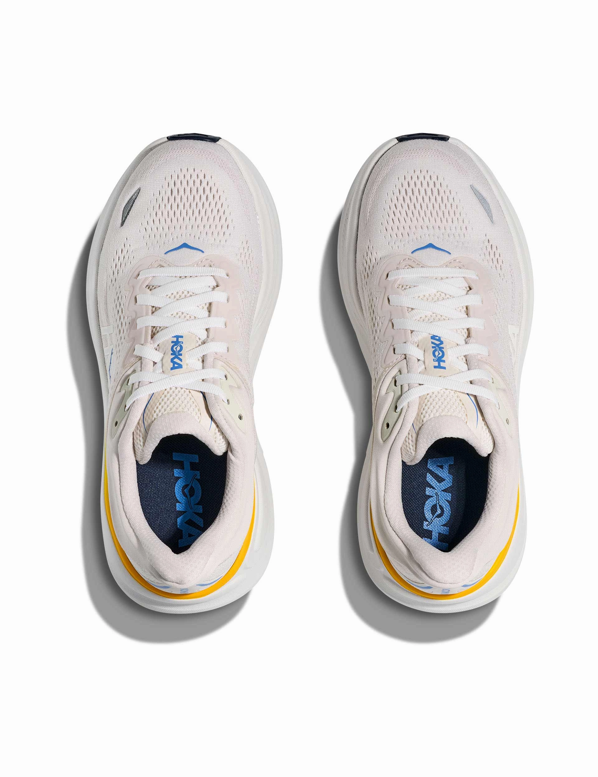 Bondi 9 - White/Grout Hoka trail-ready performance shoes