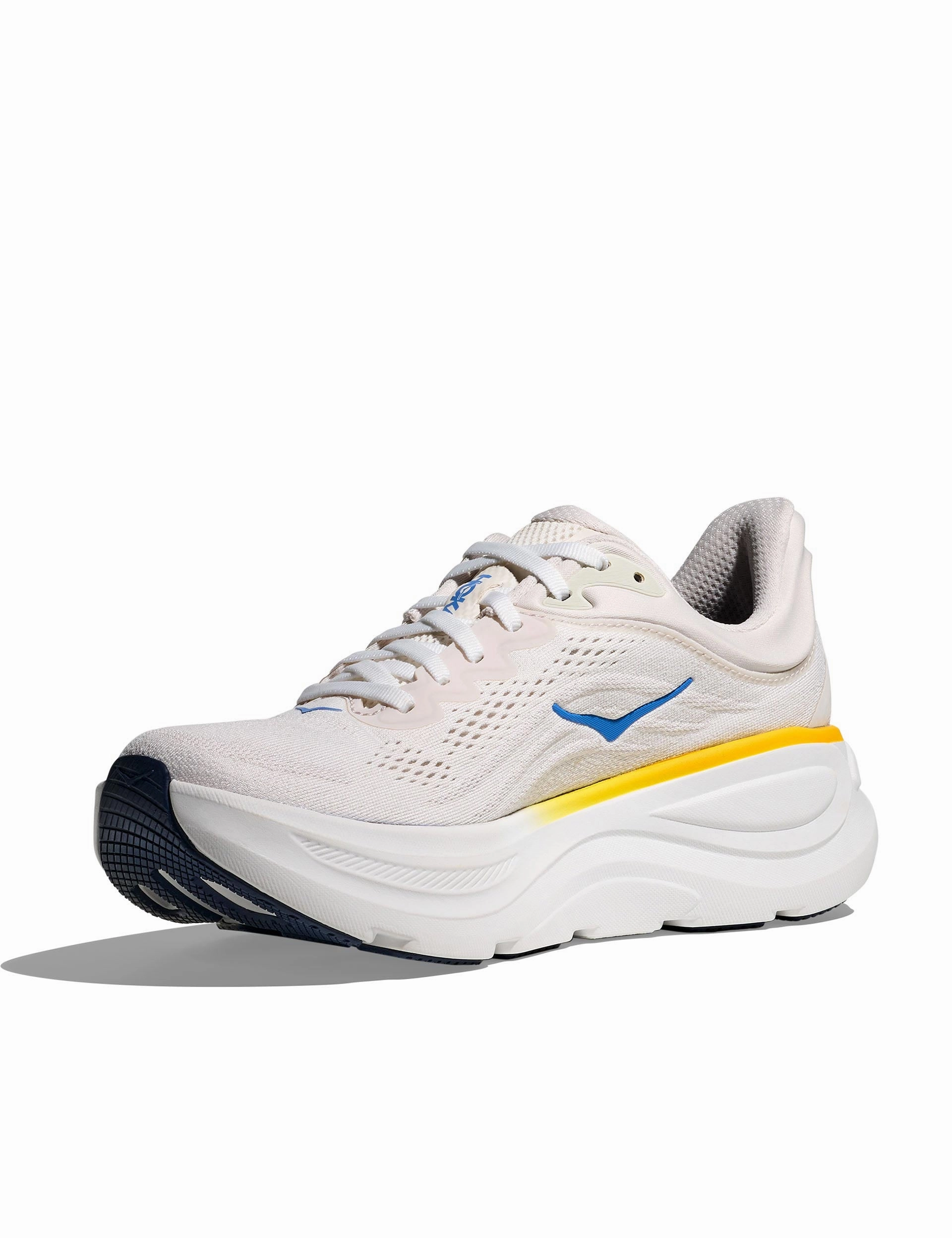 Bondi 9 - White/Grout Hoka trail-ready performance shoes