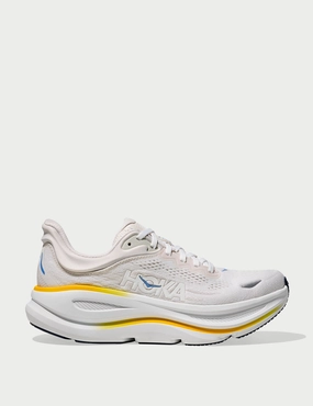 Bondi 9 - White/Grout Hoka performance shoes for runners