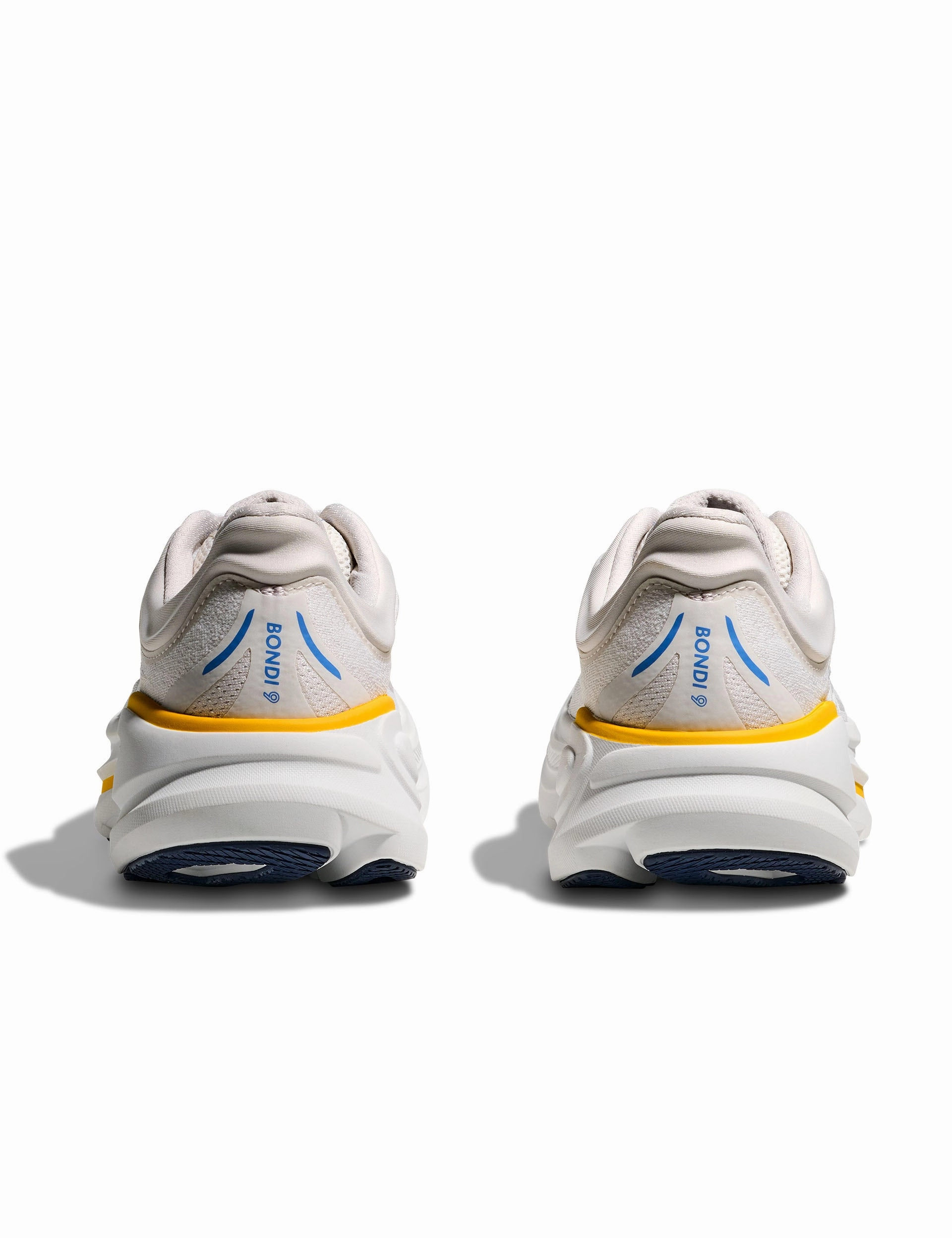 Bondi 9 - White/Grout Hoka trail-ready performance shoes