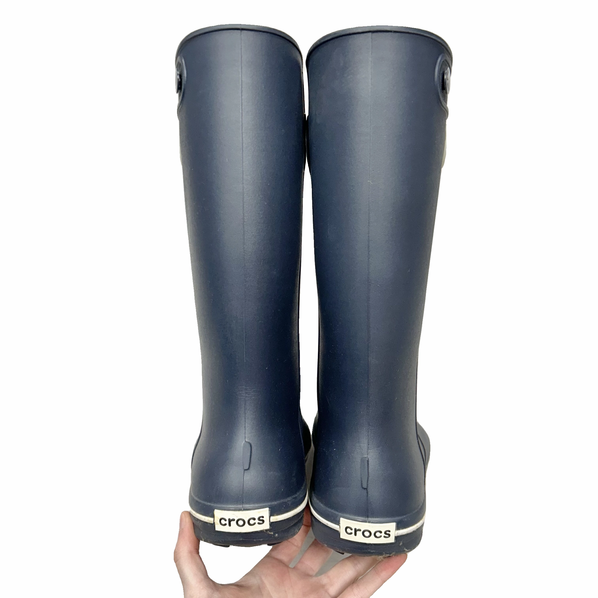 Boots Rain By Crocs In Navy, Size: 8 Lightweight Clogs