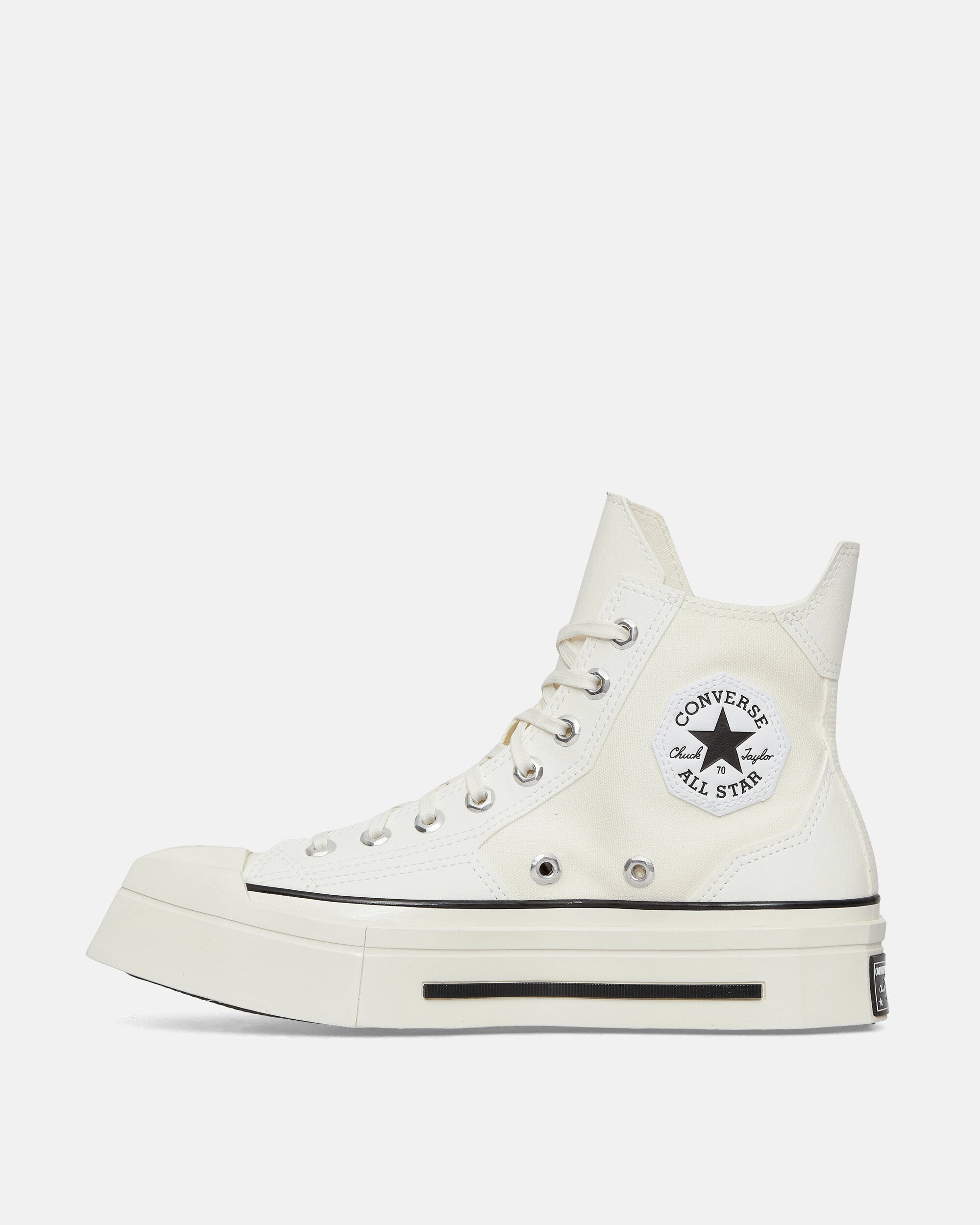 Chuck 70 De Luxe Squared Sneakers Egret Classic Canvas Sneakers