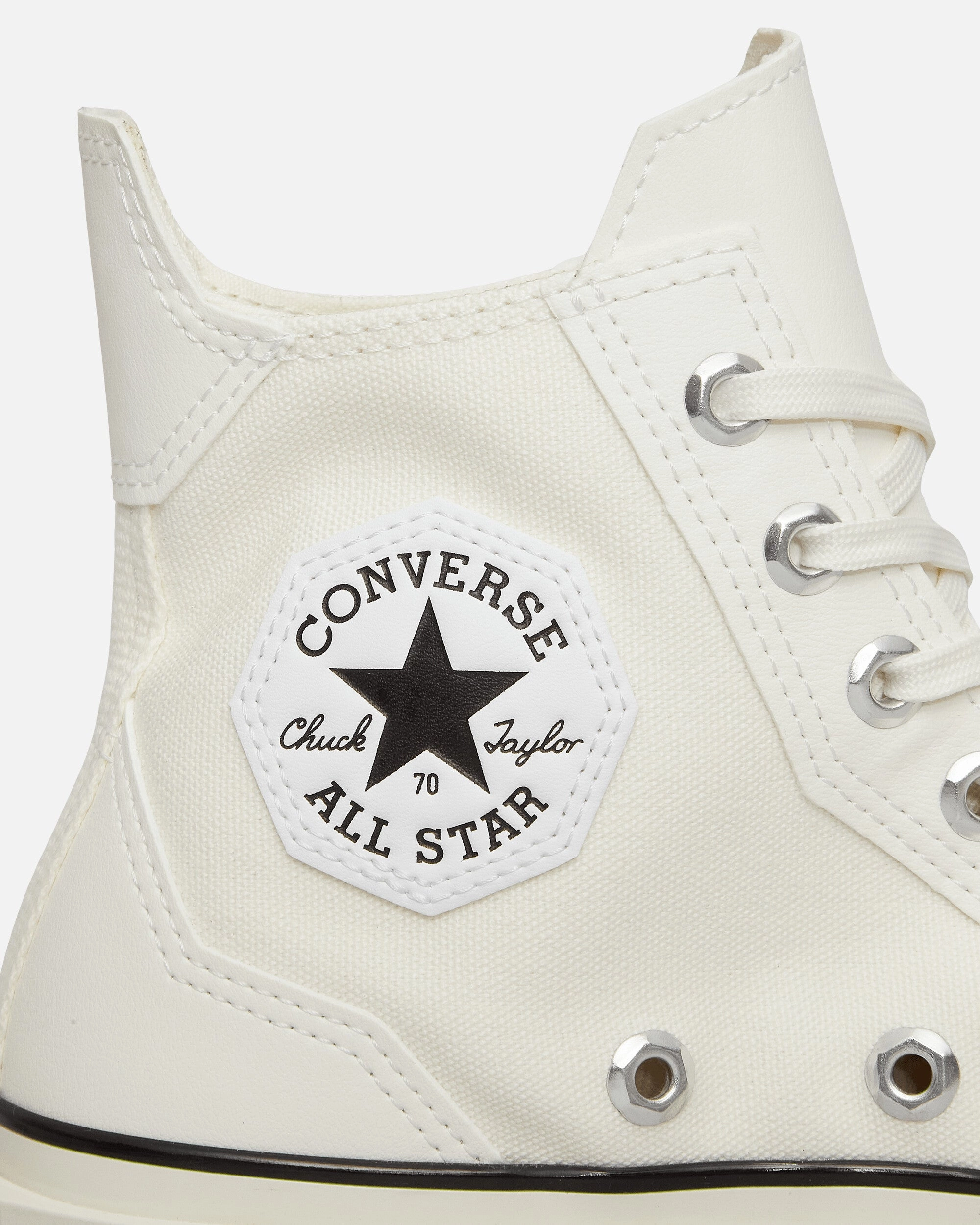 Chuck 70 De Luxe Squared Sneakers Egret Classic Canvas Sneakers