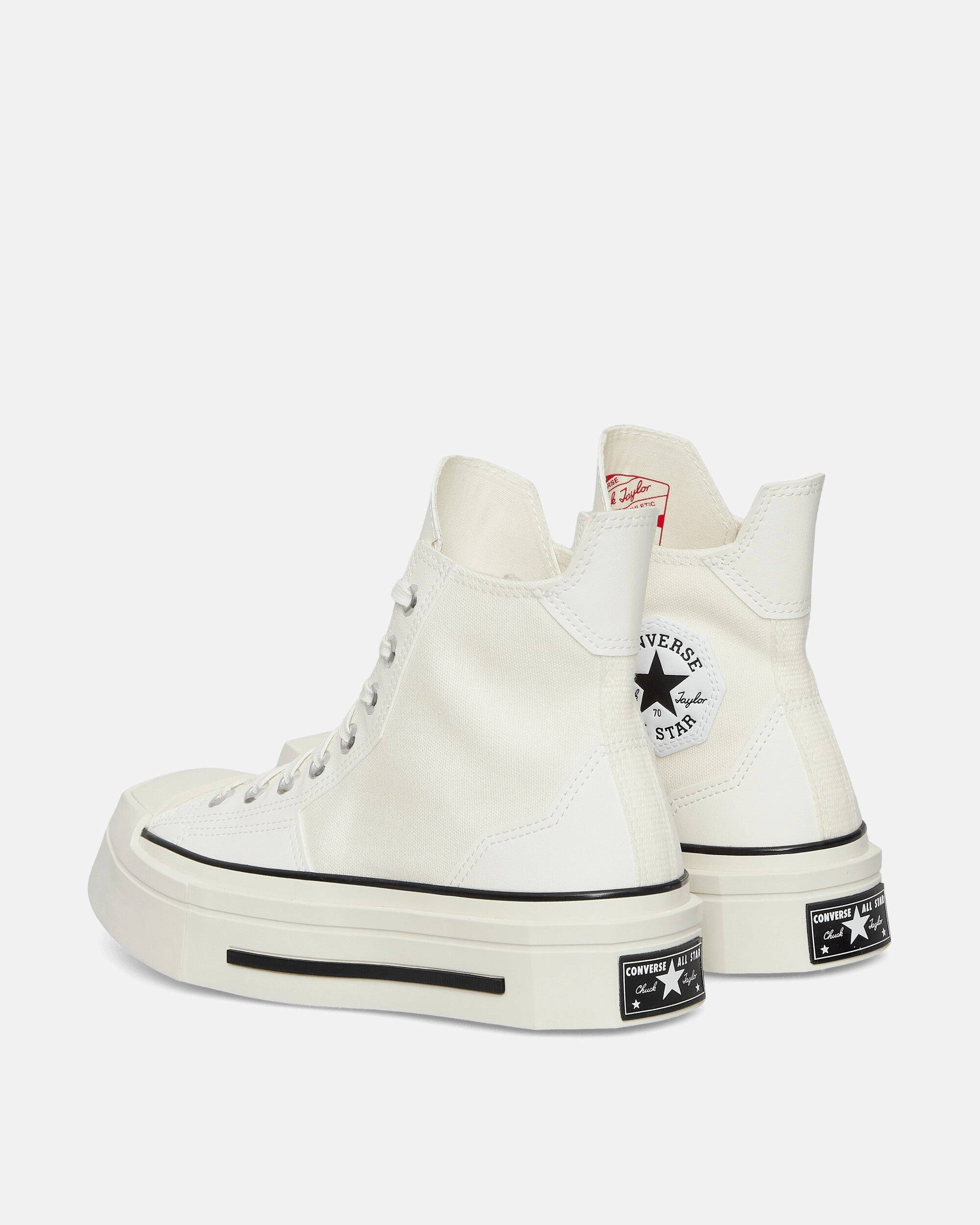 Chuck 70 De Luxe Squared Sneakers Egret Classic Canvas Sneakers