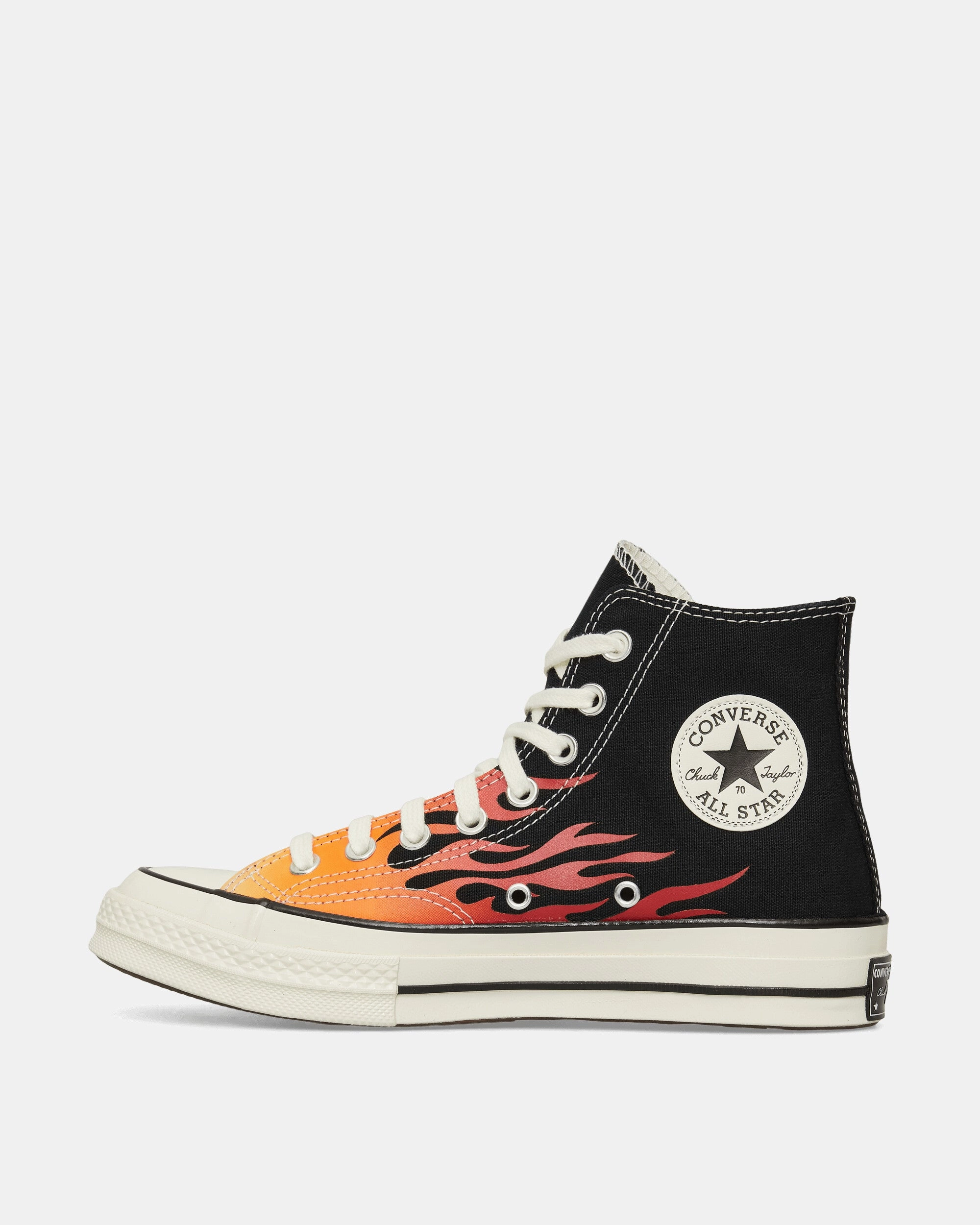 Chuck 70 Fire Sneakers Black / Red / Yellow Classic Canvas Sneakers