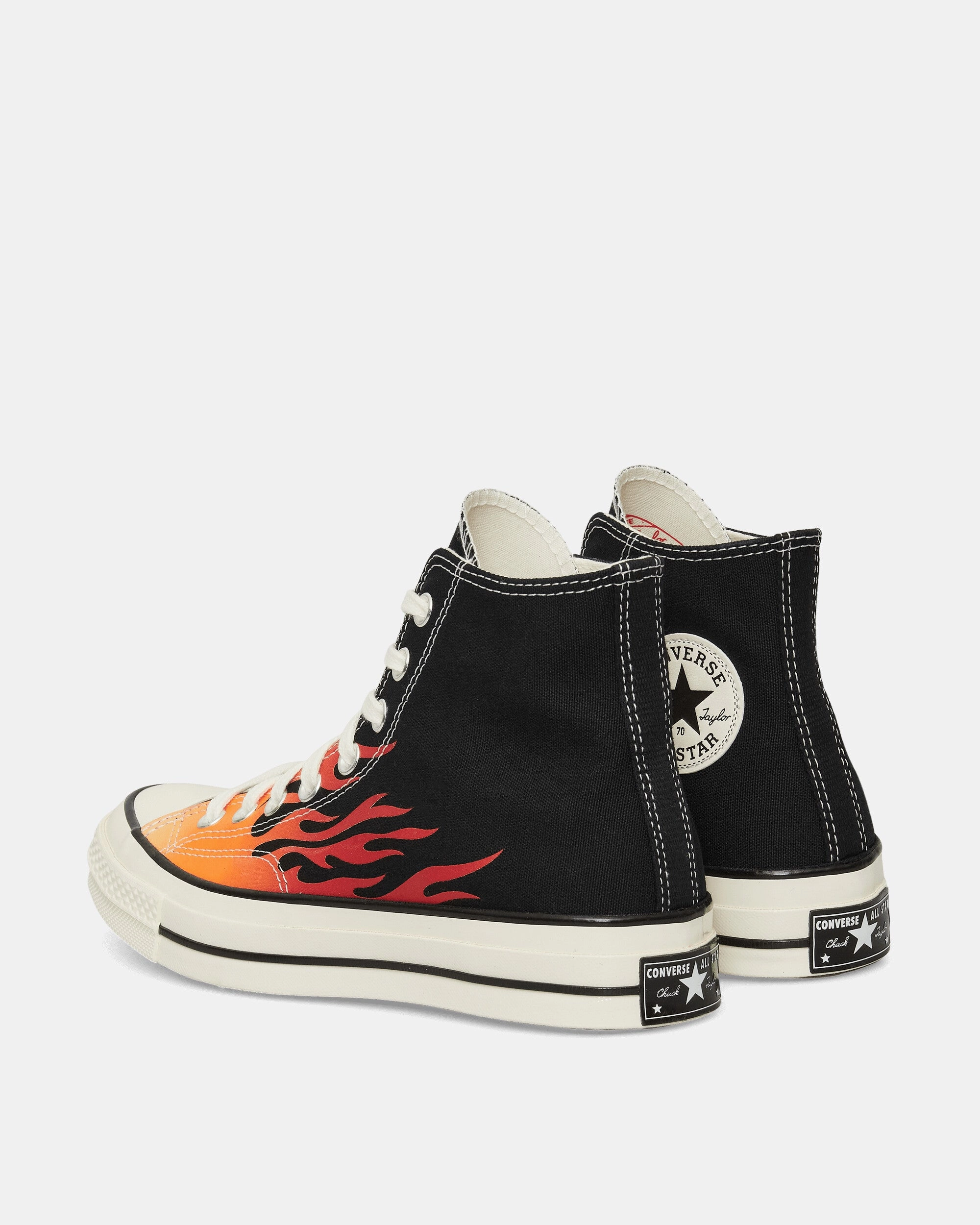 Chuck 70 Fire Sneakers Black / Red / Yellow Classic Canvas Sneakers