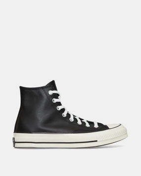 Chuck 70 Hi Leather Sneakers Black Converse shoe varieties