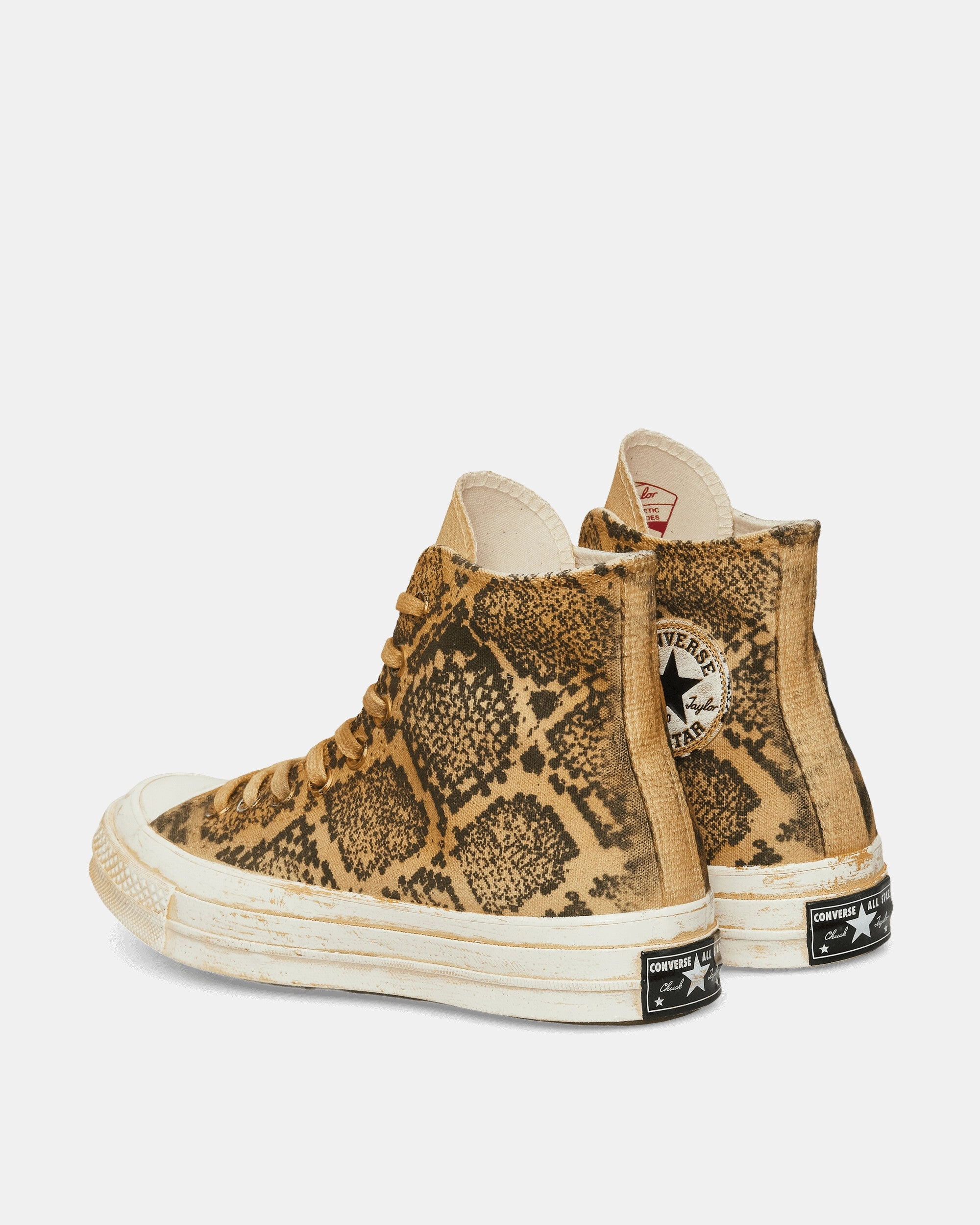 Chuck 70 Serpentine Sneakers Snake Brown Classic Canvas Sneakers