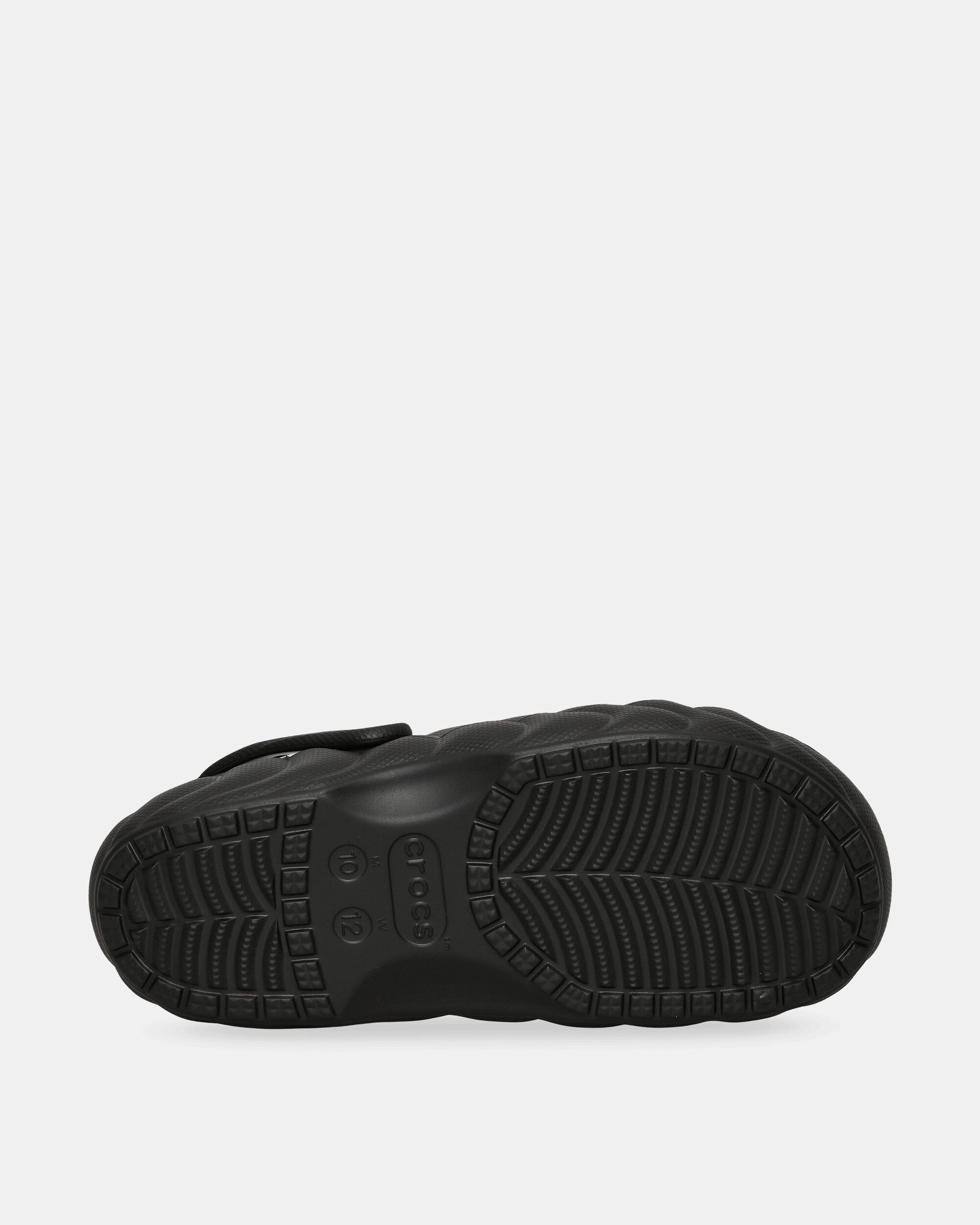 Classic Lined Overpuff Clogs Black Foam Comfort Clogs