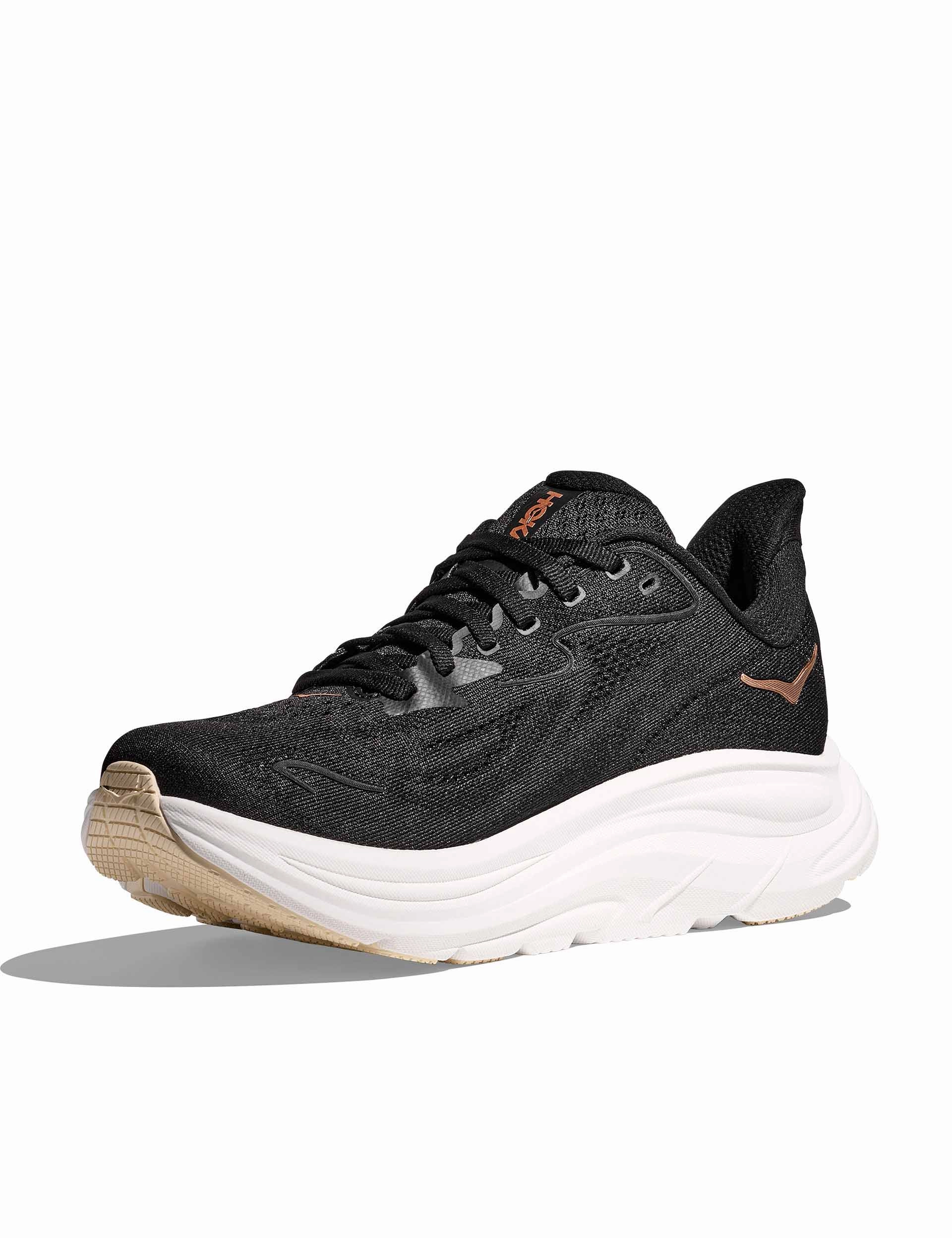 Clifton 10 - Black/Rose Gold Hoka trail-ready performance shoes
