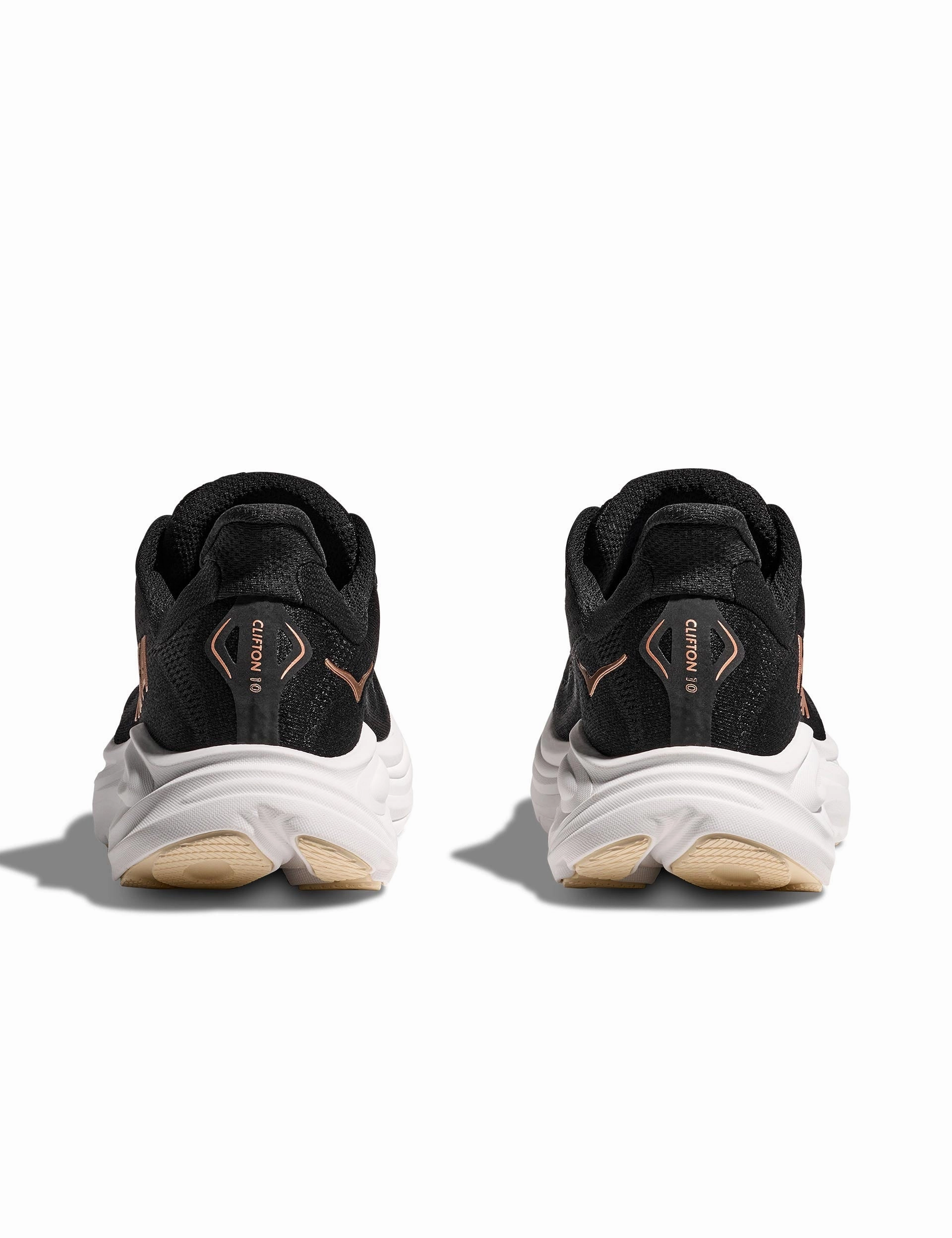 Clifton 10 - Black/Rose Gold Hoka trail-ready performance shoes
