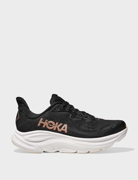 Clifton 10 - Black/Rose Gold Hoka performance shoes for runners