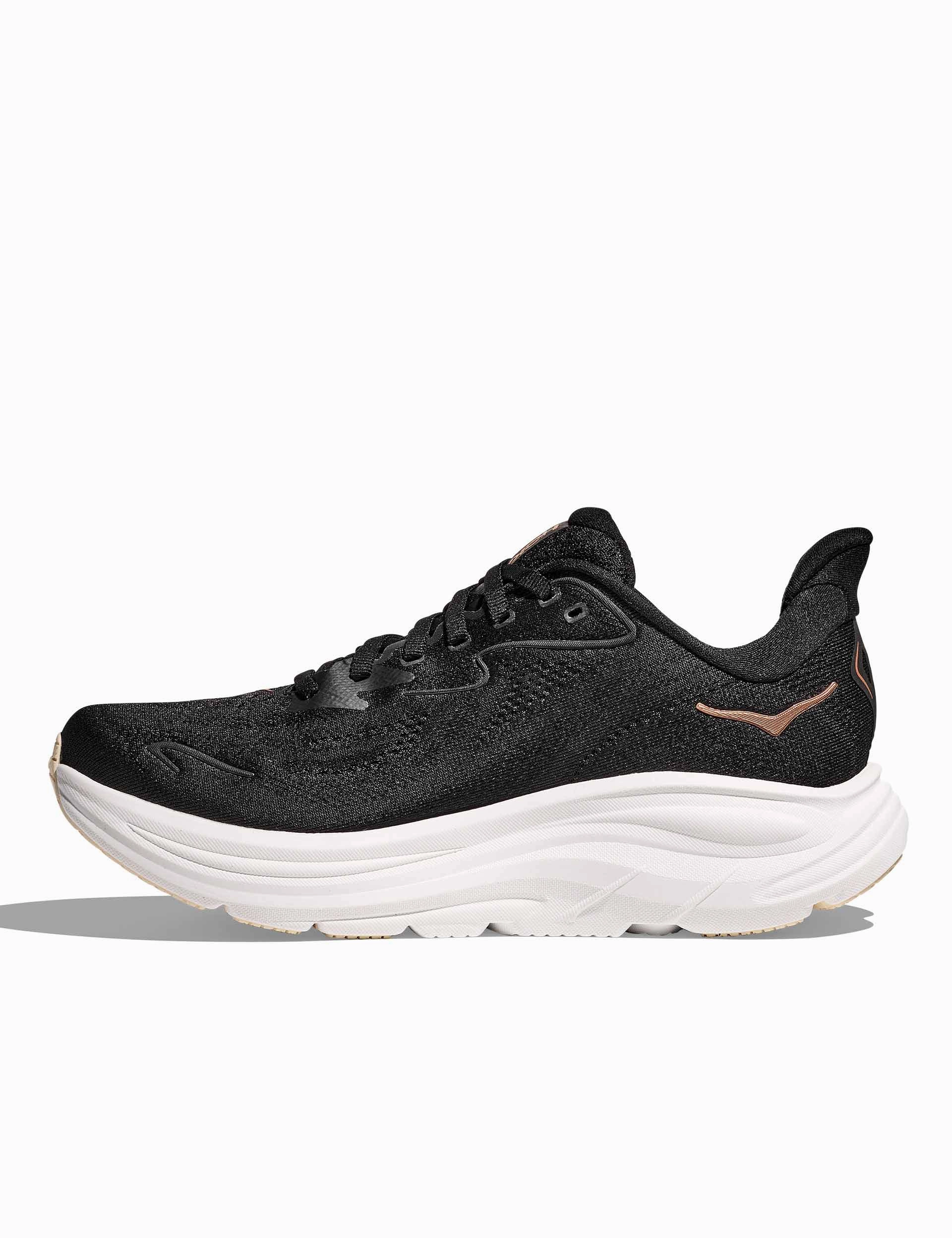 Clifton 10 - Black/Rose Gold Hoka trail-ready performance shoes