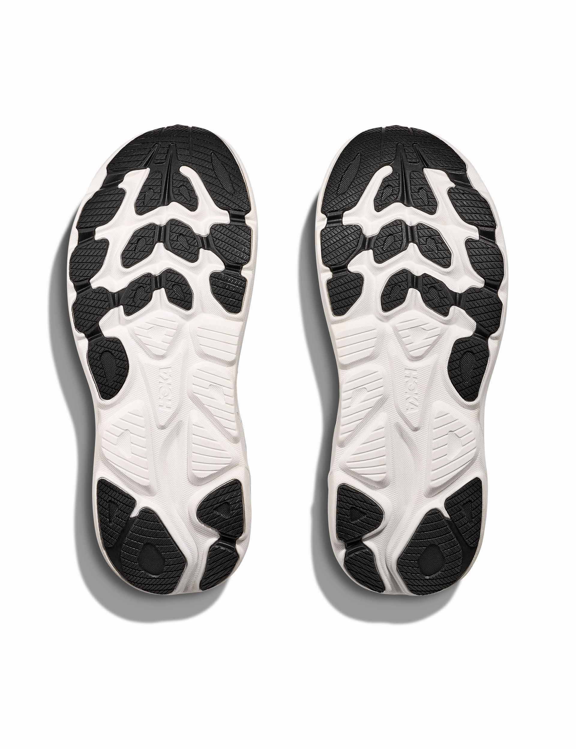 Clifton 10 - Black/White Hoka trail-ready performance shoes