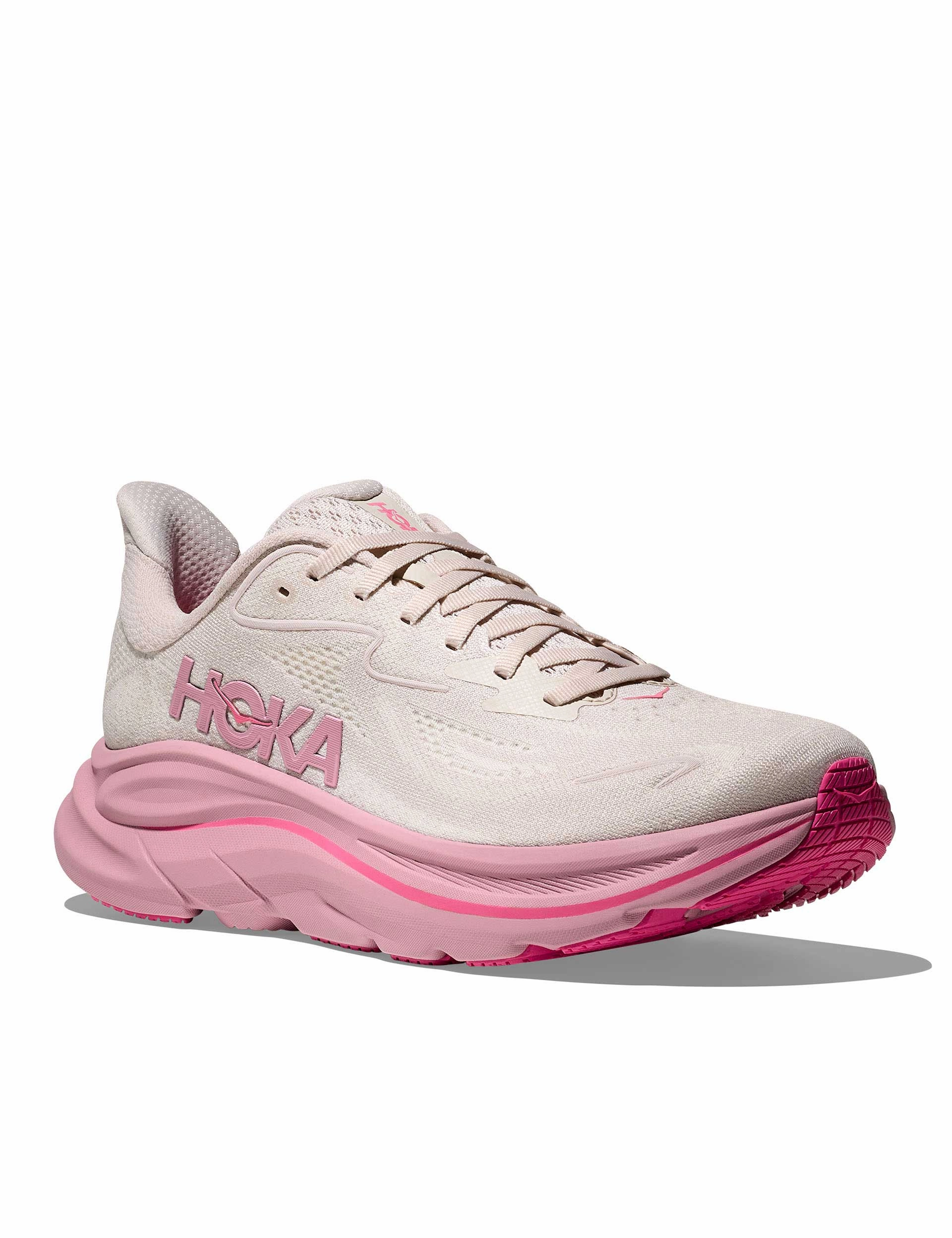 Clifton 10 - Rose Cream/Dried Rose Hoka trail-ready performance shoes