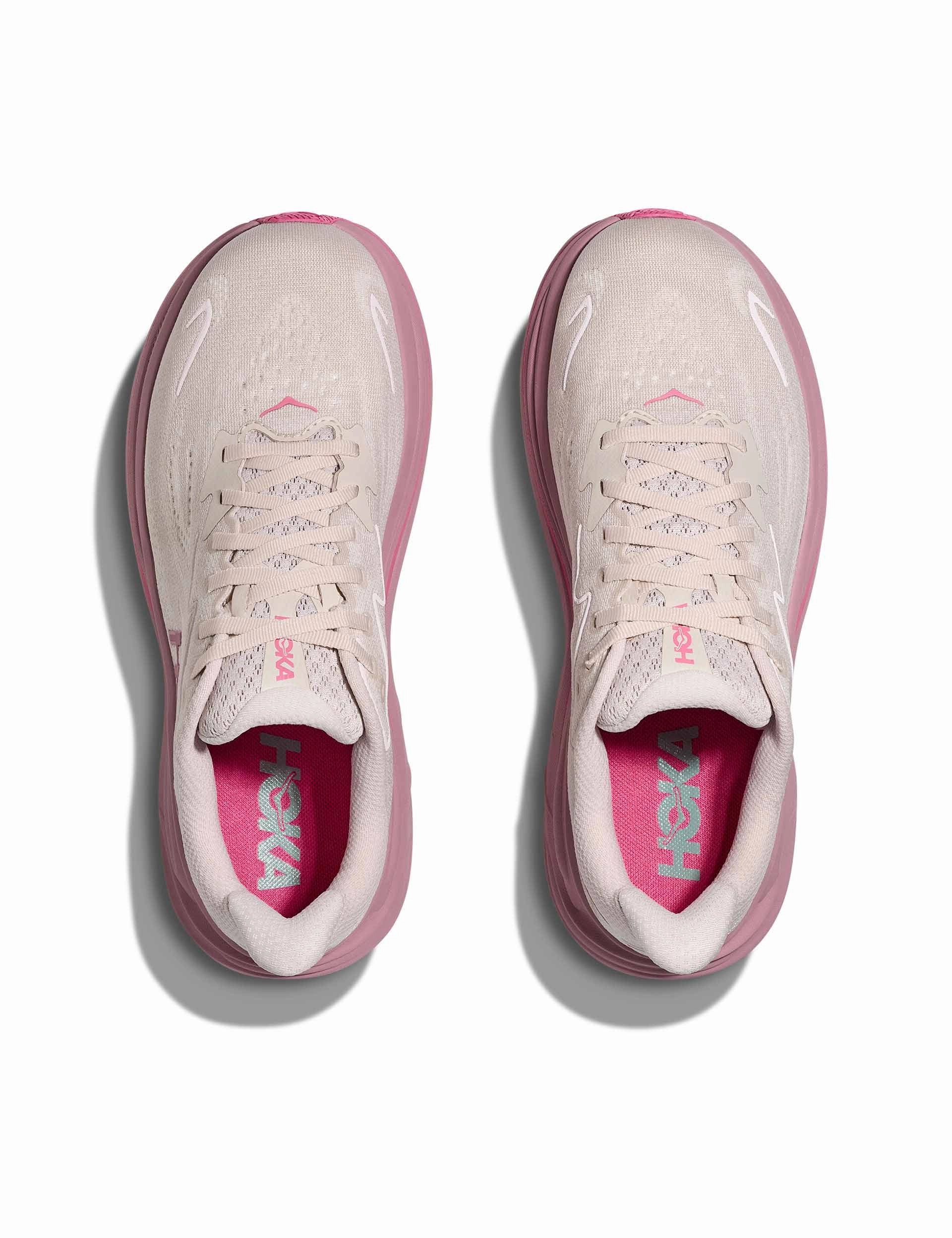 Clifton 10 - Rose Cream/Dried Rose Hoka trail-ready performance shoes