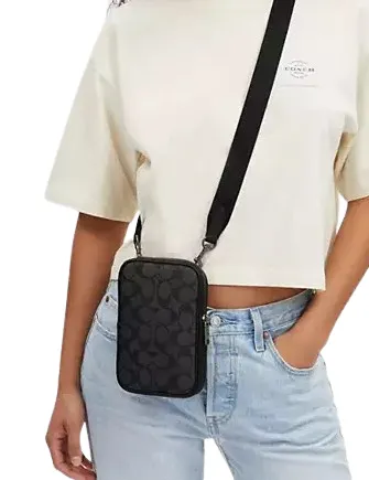 Coach Aden Crossbody In Signature Canvas Coach Bags