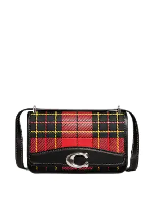 Coach Bandit Crossbody With Plaid Print Coach Bags