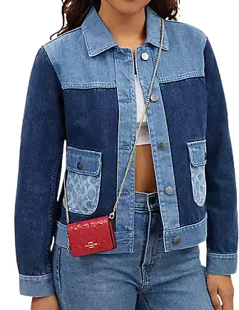 Coach Boxed Mini Wallet On A Chain In Signature Leather Coach Bags