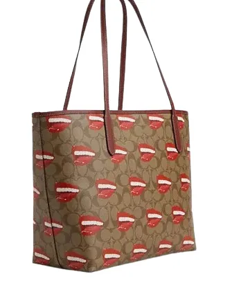Coach Coach X Tom Wesselmann City Tote In Signature Canvas Coach Bags