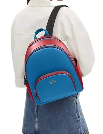 Coach Court Backpack In Colorblock Coach Bags