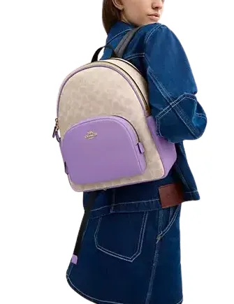 Coach Court Backpack In Signature Canvas Coach Bags