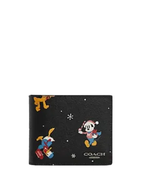 Coach Disney X Coach 3 In 1 Wallet With Holiday Print Coach Bags
