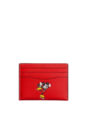 Coach Disney X Coach Slim Id Card Case With Winter Motif Coach Bags
