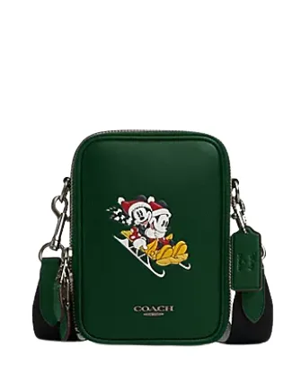 Coach Disney X Coach Stanton Crossbody With Winter Motif Coach Bags