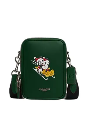 Coach Disney X Coach Stanton Crossbody With Winter Motif Coach Bags