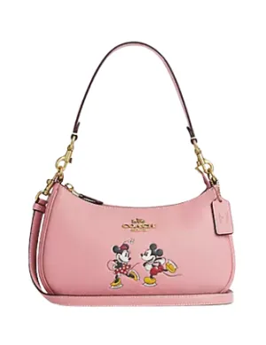 Coach Disney X Coach Teri Shoulder Bag With Ice Skate Motif Coach Bags