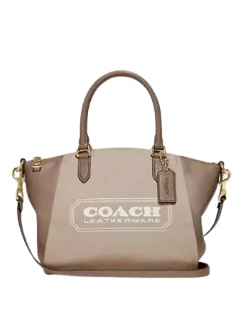 Coach Elise Satchel With Coach Badge Coach Bags
