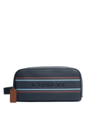 Coach Large Travel Kit With Coach Stripe Coach Bags