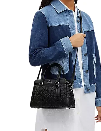 Coach Mini Darcie Carryall With Signature Coach Bags