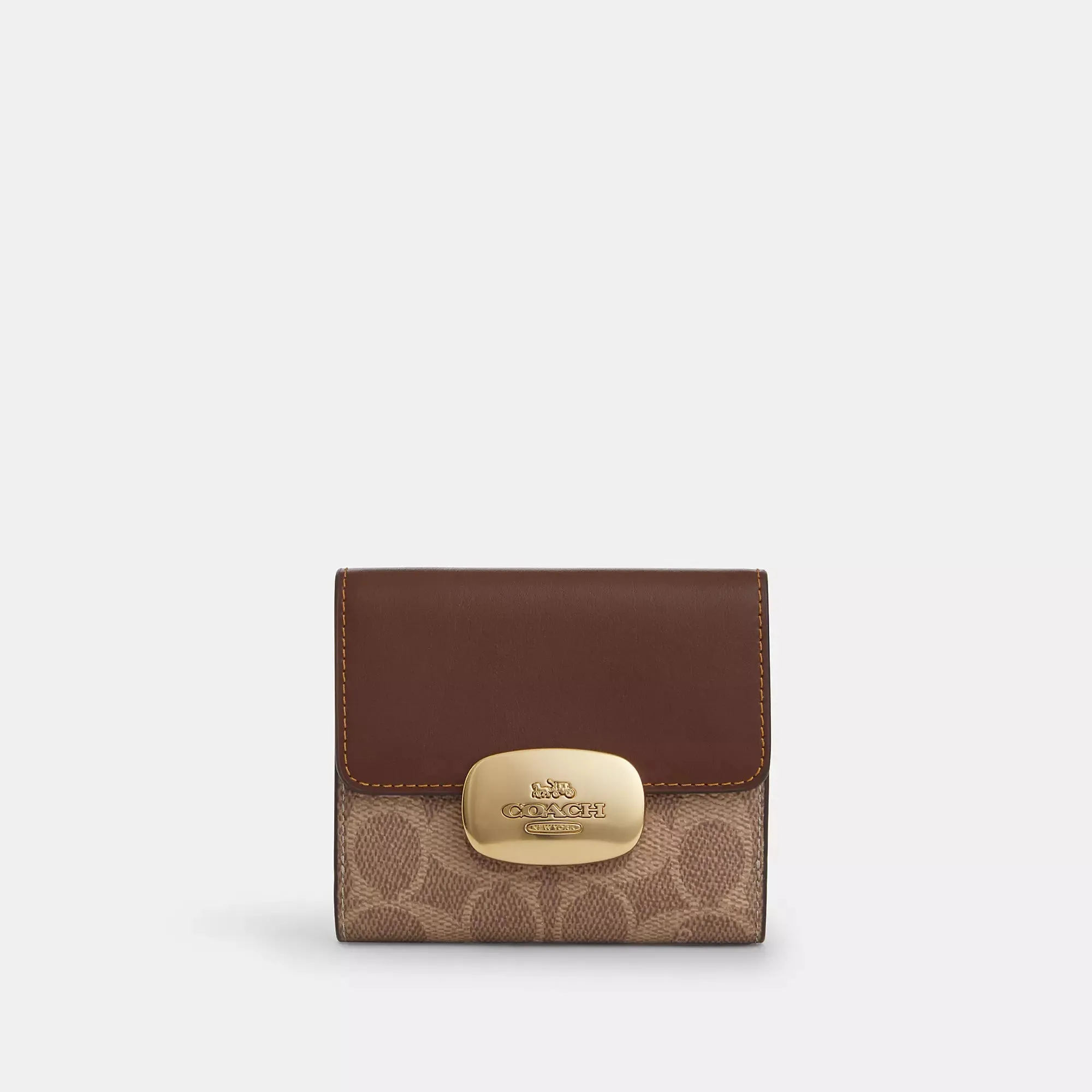 Coach Outlet Eliza Small Wallet In Signature Canvas COACH Outlet Bags