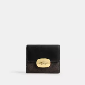 Coach Outlet Eliza Small Wallet In Signature Canvas COACH Outlet Bags