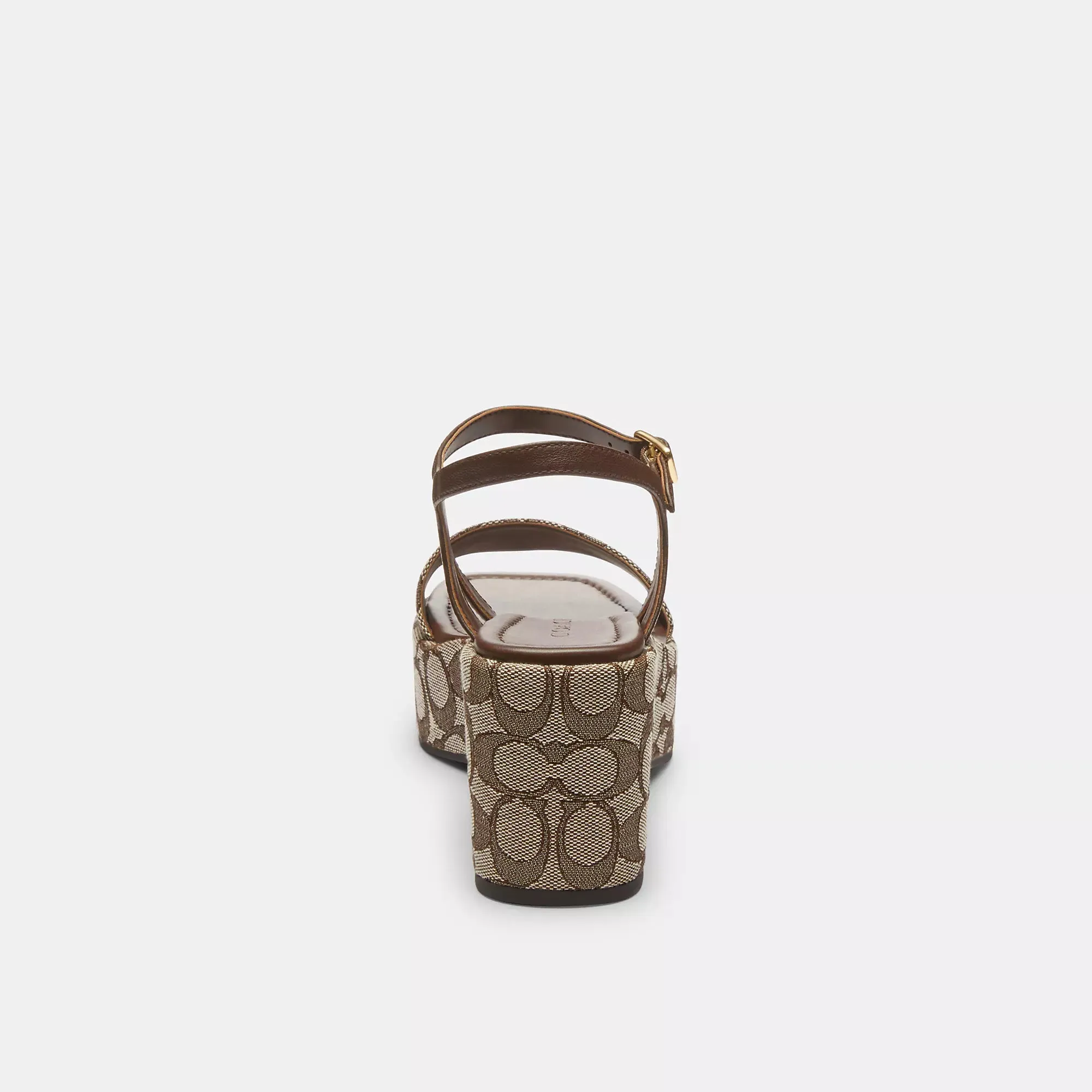 Coach Outlet Gale Wedge Sandal In Signature Jacquard COACH Outlet Bags