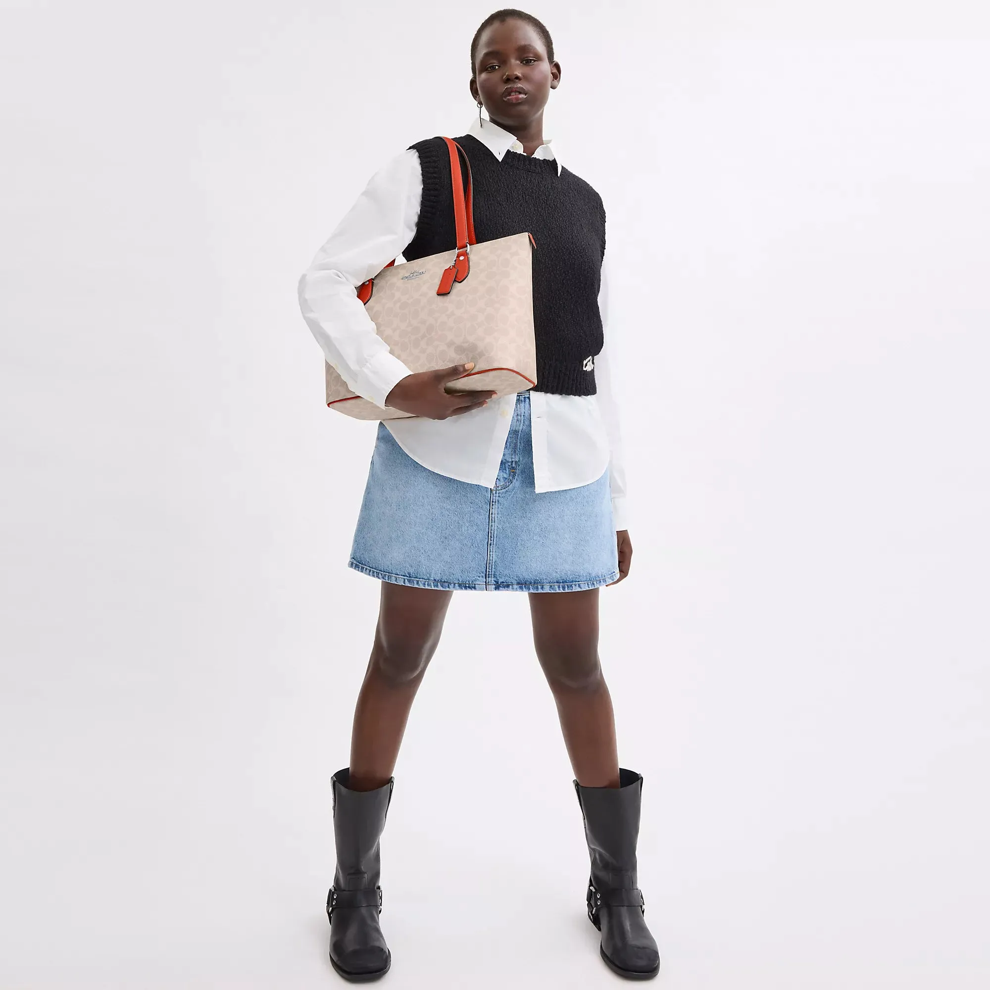Coach Outlet Gallery Tote Bag In Signature Canvas COACH Outlet Bags
