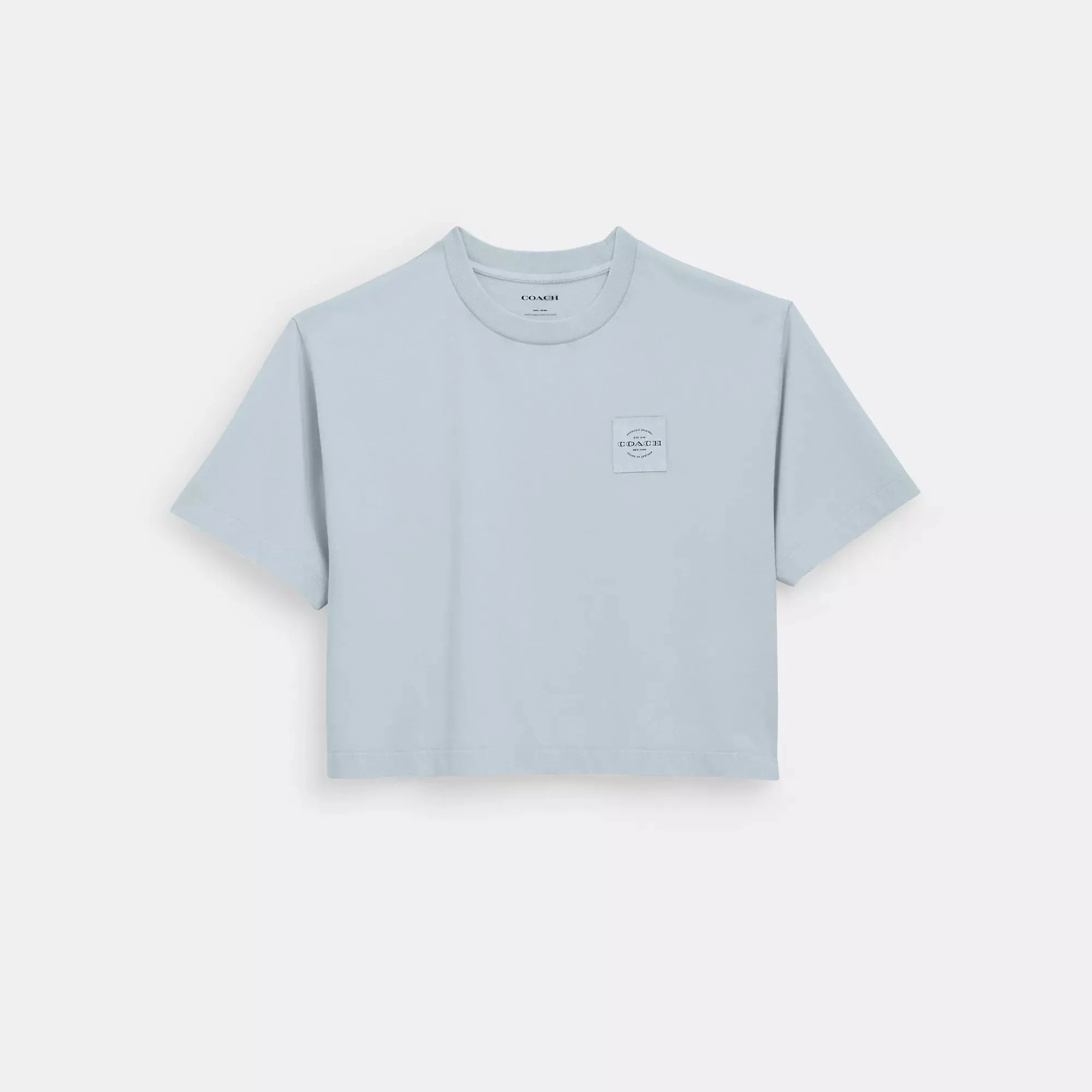 Coach Outlet Garment Dye Cropped T Shirt COACH Outlet Bags